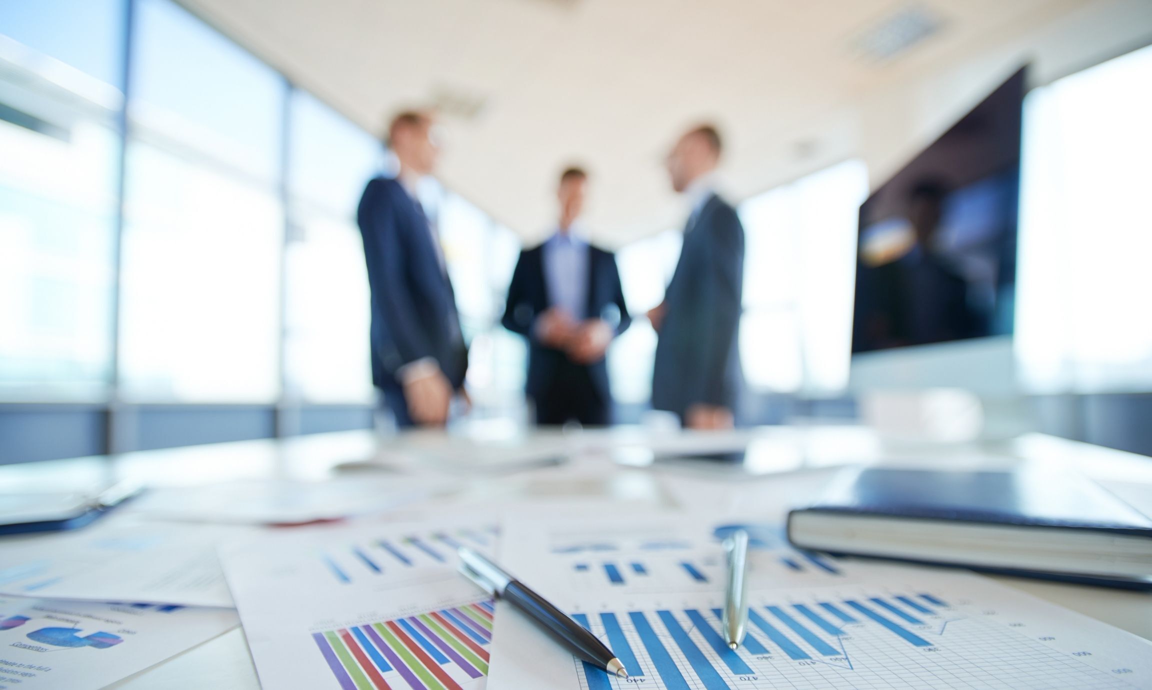Private equity firm meeting